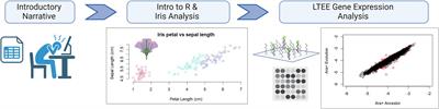 “R” U ready?: a case study using R to analyze changes in gene expression during evolution